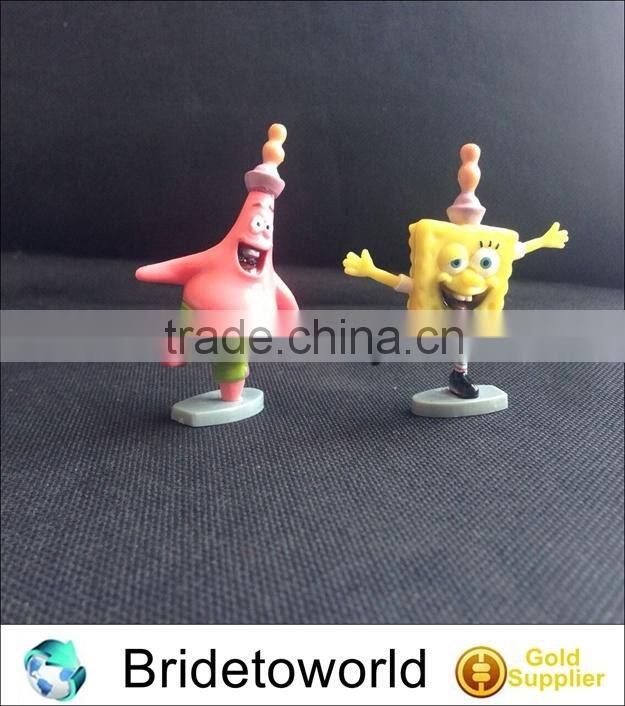 plastic cartoon toys sponge bob