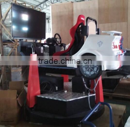 360 degree flight simulator with flying game and driving car simulator