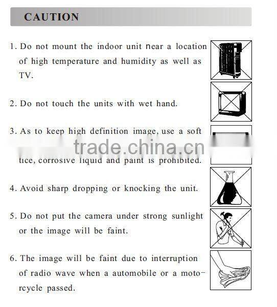 CA801+VD202 7'' Digital Intercom System