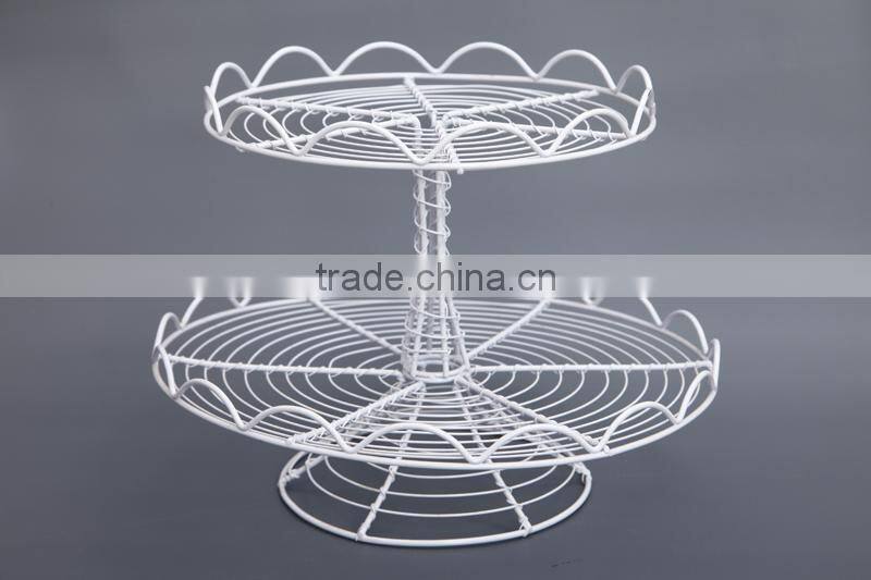 2014 hot sale China supplier power coating metal cake display