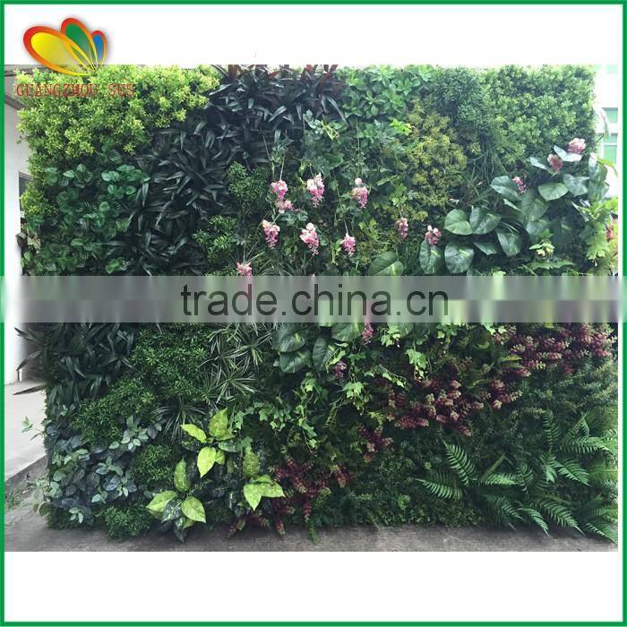 Hot sale artificial green walls plastic artificial plants walls plastic artificial green walls decoration