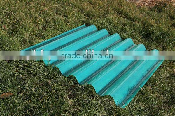 4mm frp blue corrugated sheet for industrial used