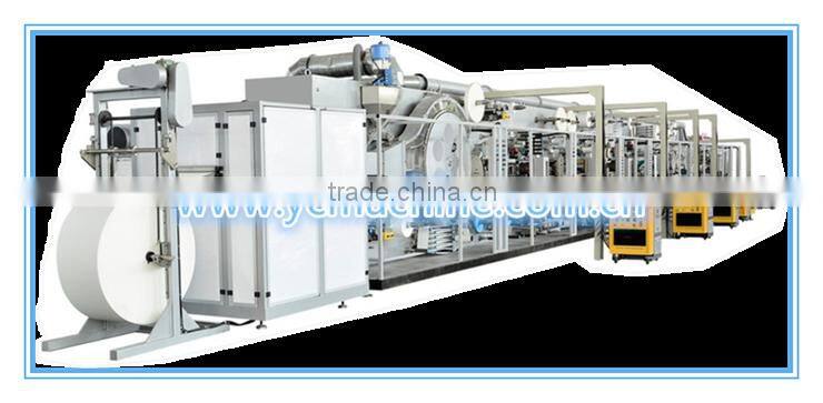 Easy Open PE Film Packing Sanitary Napkin Production Machine