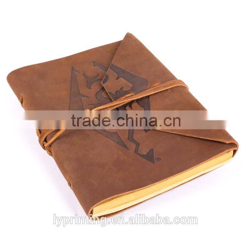 High quality business notebook printing PU leather notebook printing Logo printing