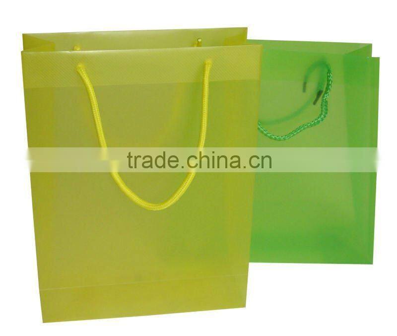 Good Price plastic PP shopping bag promotional