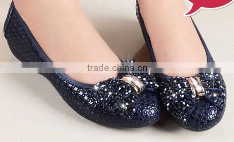 fish mouth shoes Fashionable bright flash flat sandals shoes