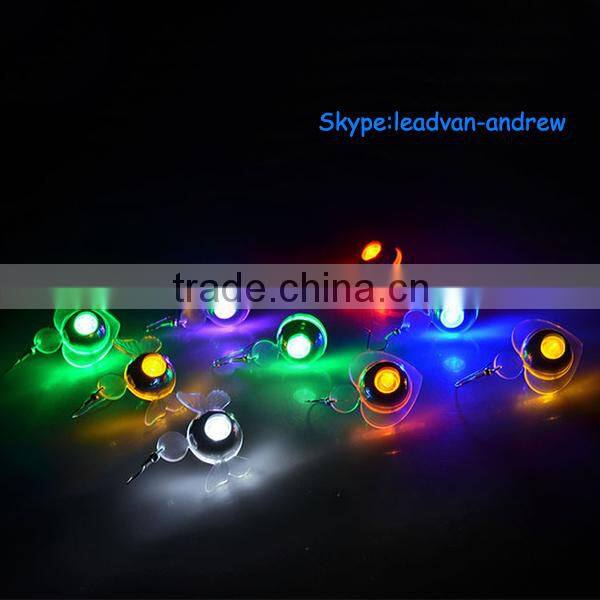 New Fashion Unix Light Up LED Studs Butterfly Nightclubs Stud Earrings