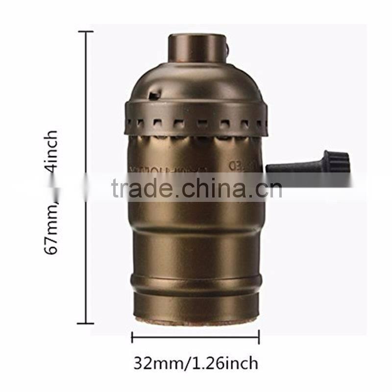 E27 Vintage Lamp Base Holder Pendant Bulb DIY Light Screw Socket