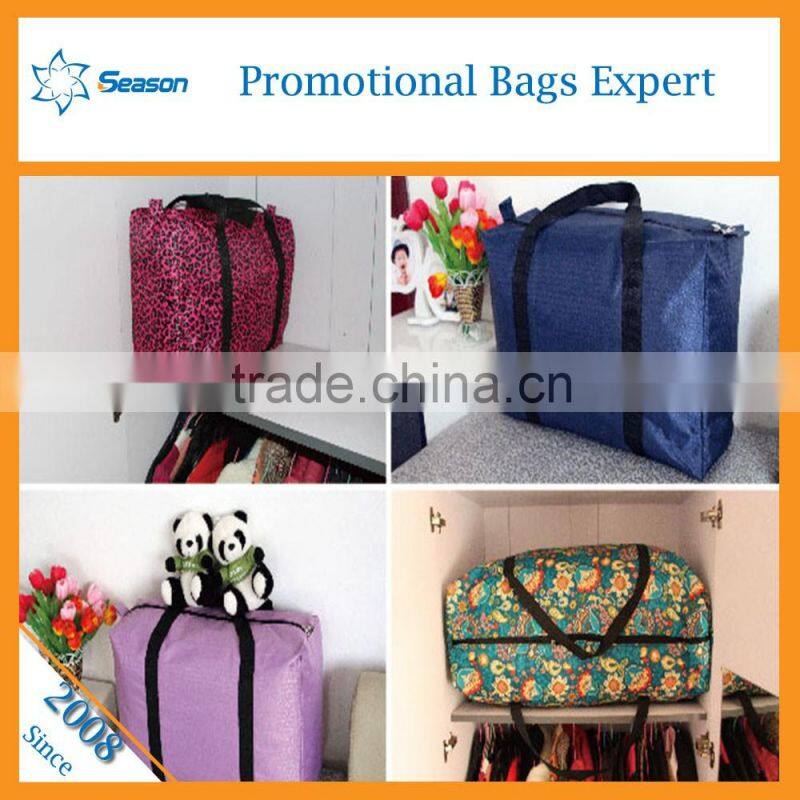 Wholesale china custom printed polyester quilt packaging bag