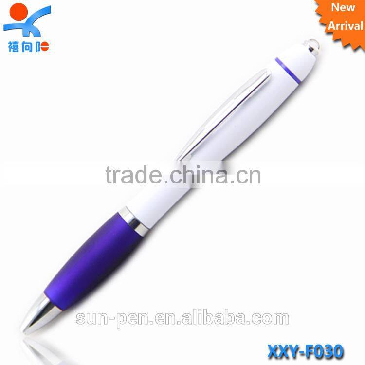Led light multi-functional ball pen