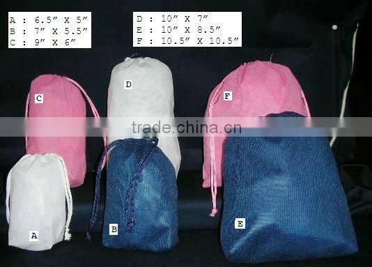 Non-woven gift pouches