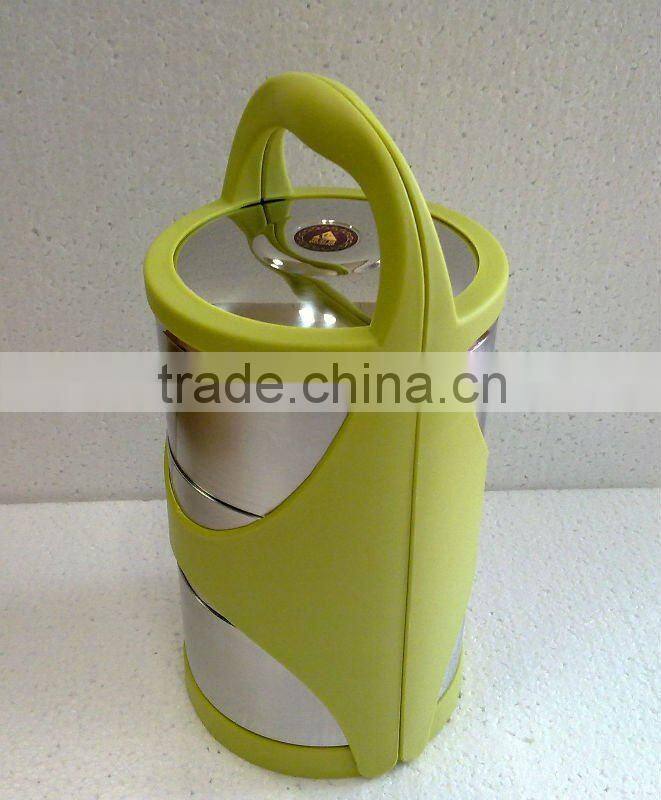 Stainless Steel Tableware Double Layer Tiffin Carrier