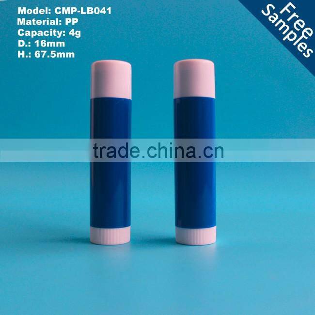 4g lip balm stick container , twist up lipstick tube in clear color for sale