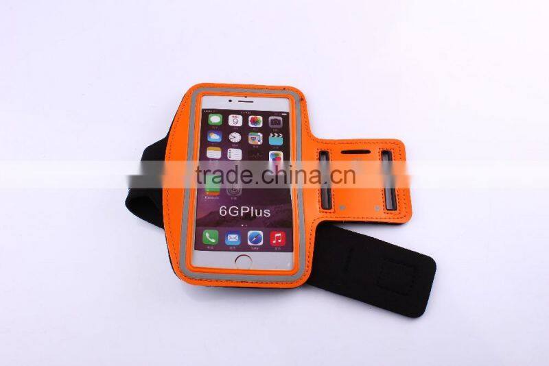 For apple iphone 6 sports armband, mobile phone Sport Armband Case with Key Holder and Headphone