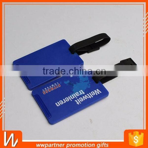 Slide Luggage Tag with Square Name Window