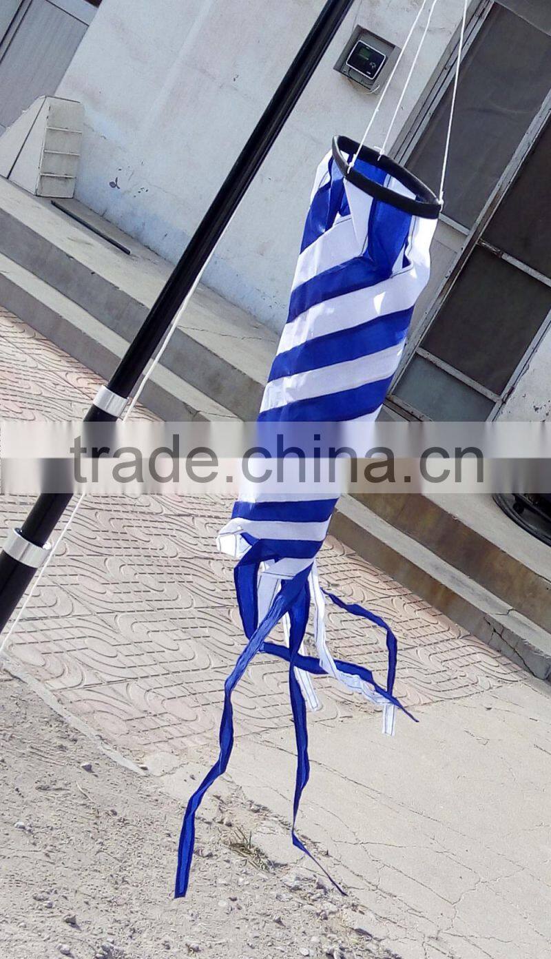decorative striped windsocks from weifang kite factory
