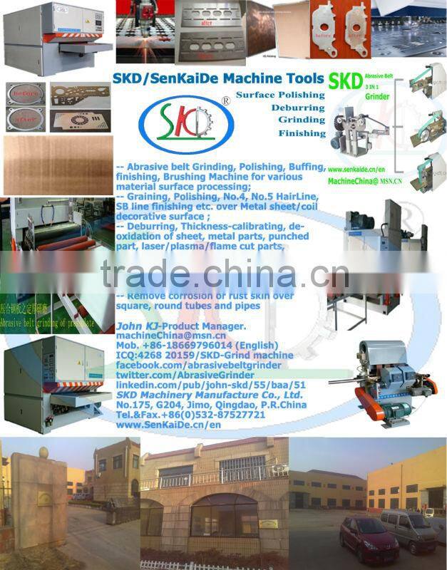 Aluminum Plate surface Hair-line dry grinding machine