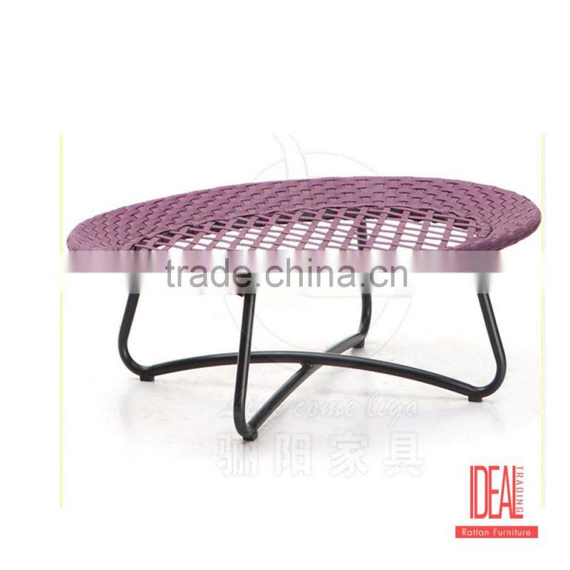 manufacturer good quality top service round rattan Chinese tea table