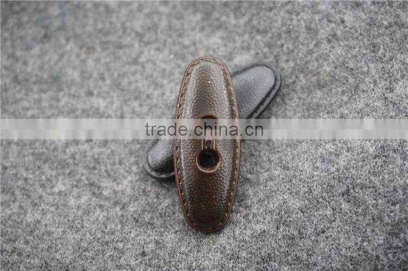 OVAL ACRYL 2-HOLES TOGGLE BUTTON FOR GARMENT ACCESSORIES