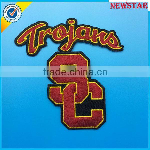 Customized design woven embroidery badge