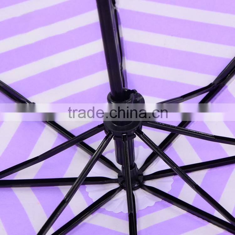 Multi Stripe Mini Umbrella