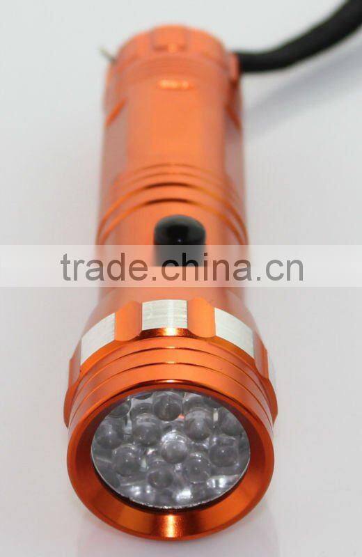 1 LED Keychain Button Battery Plastic Flashlight