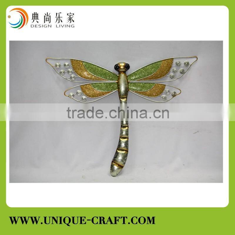Metal arts and crafts dragonfly wall decor for home decorations