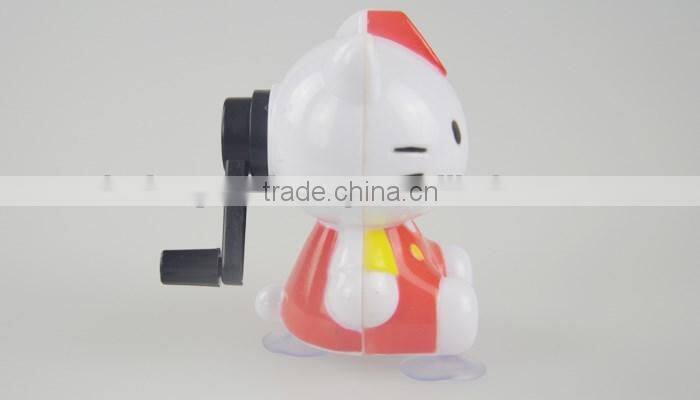 Custom Non-toxic Hello Kitty plastic pencil sharpener