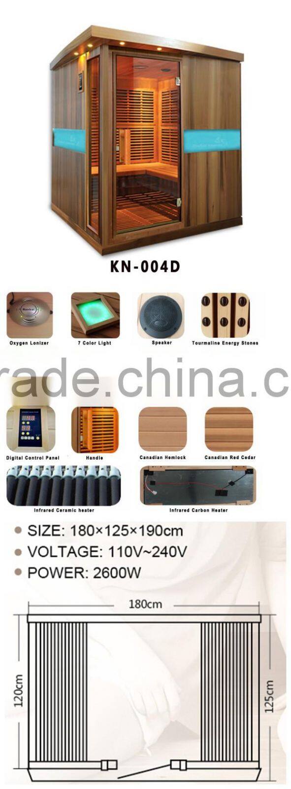 CE approved red cedar sauna equipment health care products alibaba china