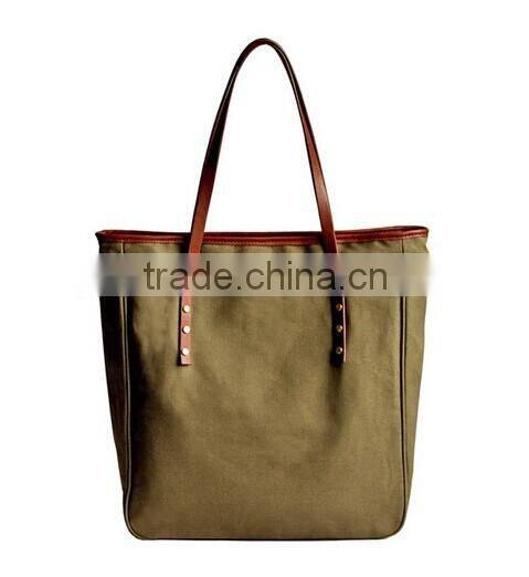 leisure canvas shopping bag