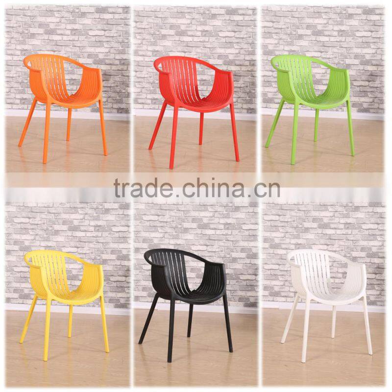 Small sapce cheap stackable chair plastic chair