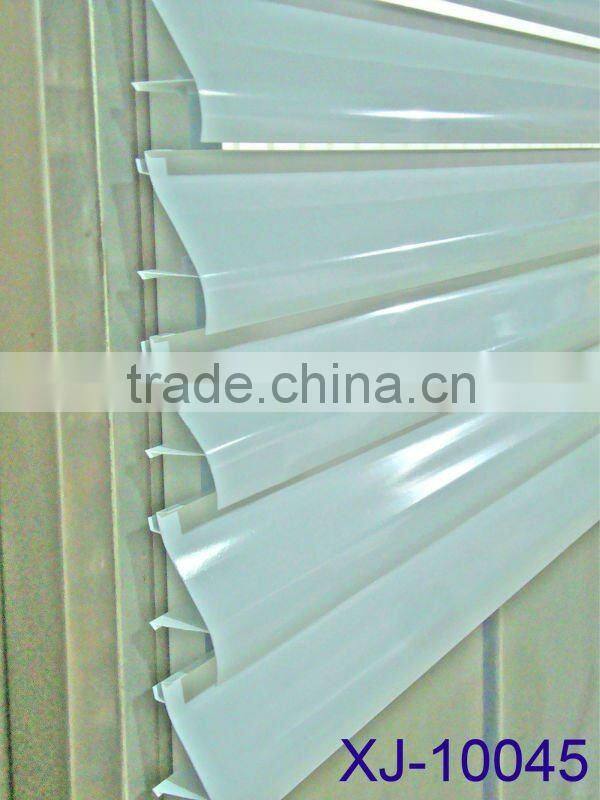 Manual adjustable aerofoil aluminum sun louver