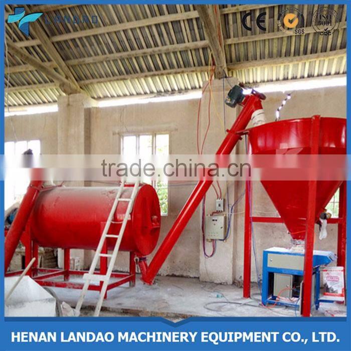 Small complete product line dry-mixed mortar mixer