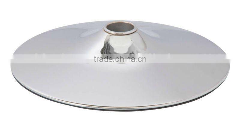 Chromed bar stool base