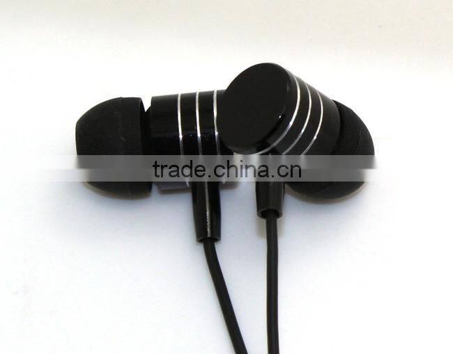 Cheap High quality metal earphone without mic form china factory
