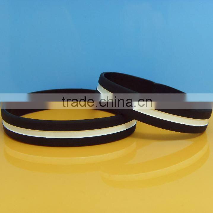 Debossed Inkfilled Wristbands /Engraved Colors Filled Wristbands /Inkfilled Wristbands