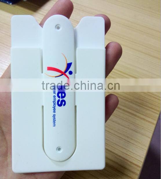 Best promotional gifts card holder attach to the back of smart phone