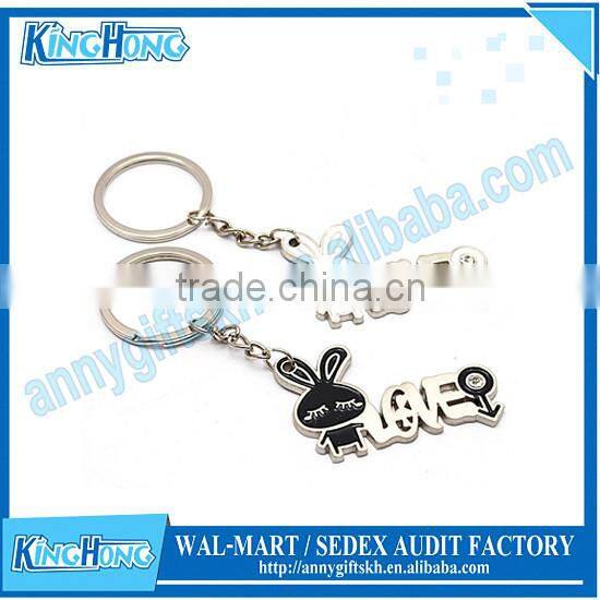 China supplies heart shape photo beautiful keyring