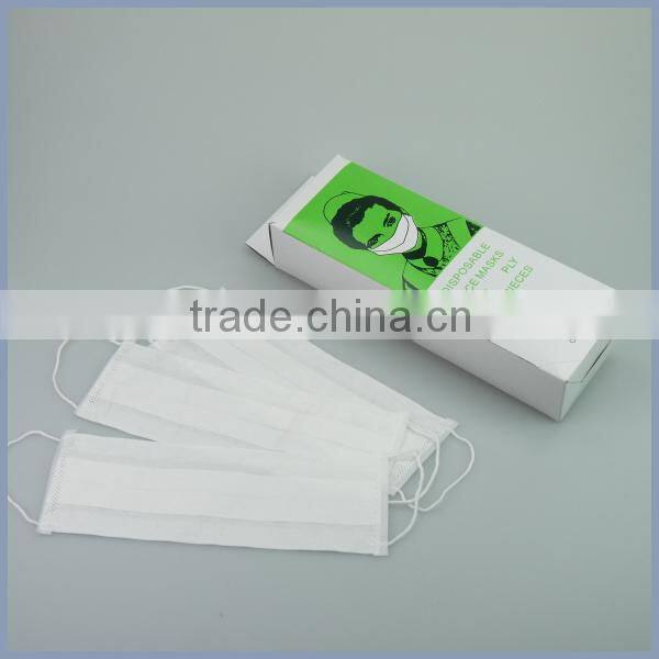 Disposable paper face mask