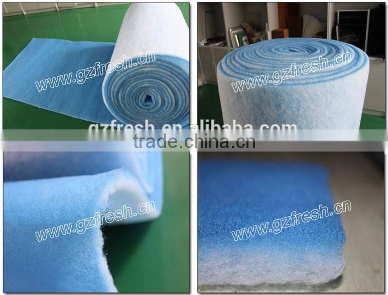 Air inlet filter cotton pre filter material g3 for car spray booth washable