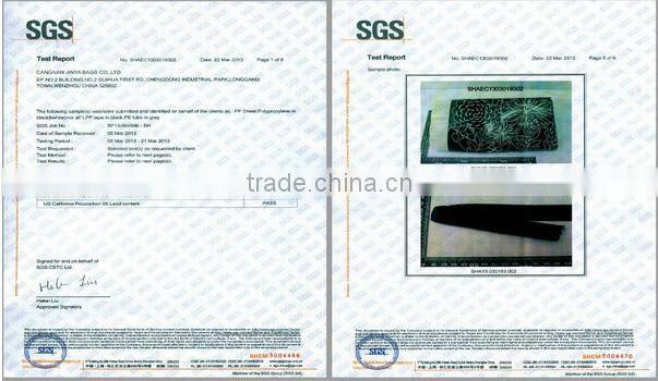 reusable recycle pp non woven material bag with film for shopping