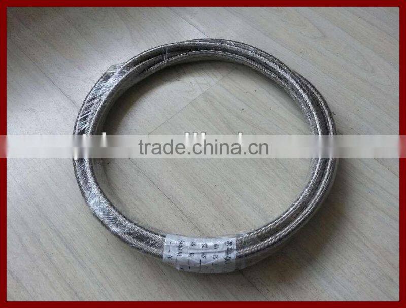 PTFE hose braided with stainless steel, ss304 flexible hose