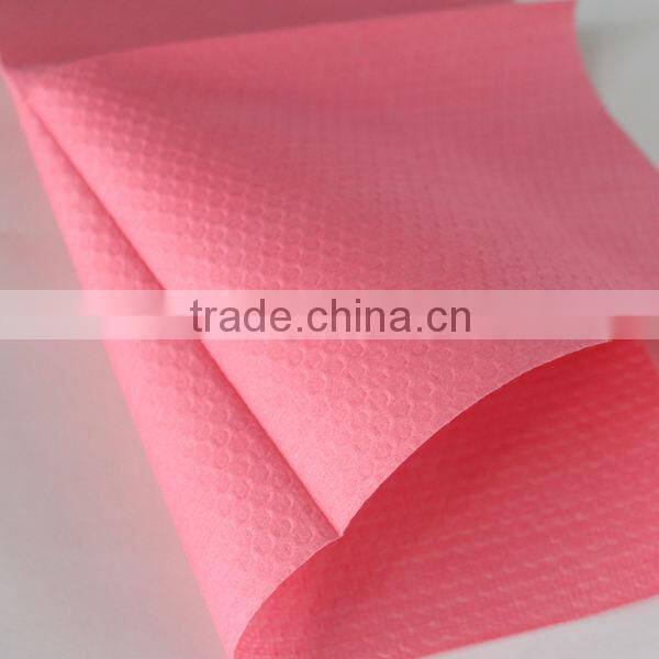 China wholesale supplier durable woodpulp fabric oil cleaning wipes
