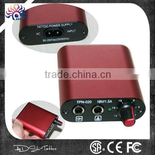 Cheap Mini colored professional tattoo power supply custom