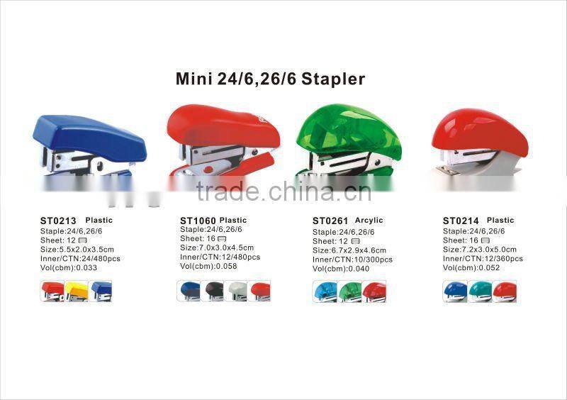 Labor-Saving Mini Plastic No.10 Stapler