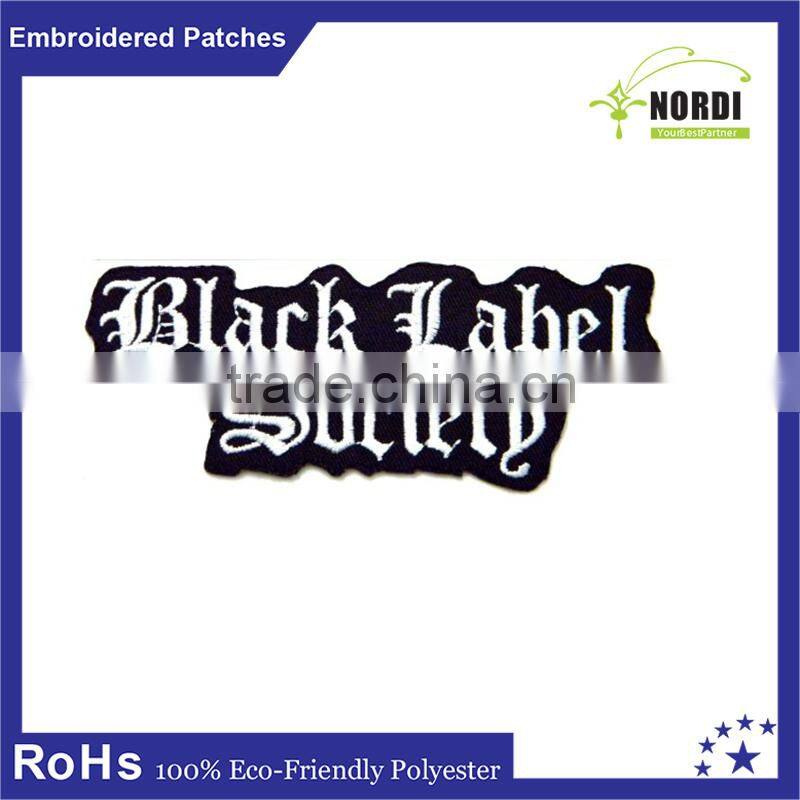 self-adhesive embroidery custom embroidered patches/cheap embroidered patches