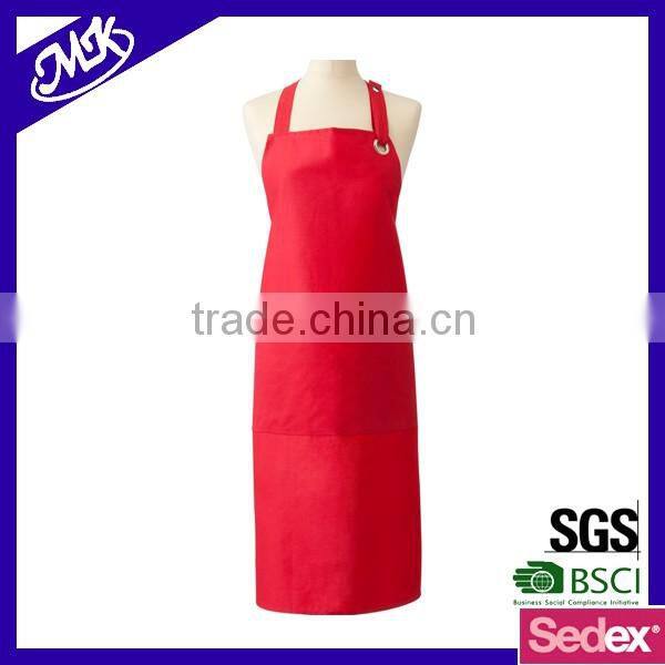 high quality red colour butchers apron
