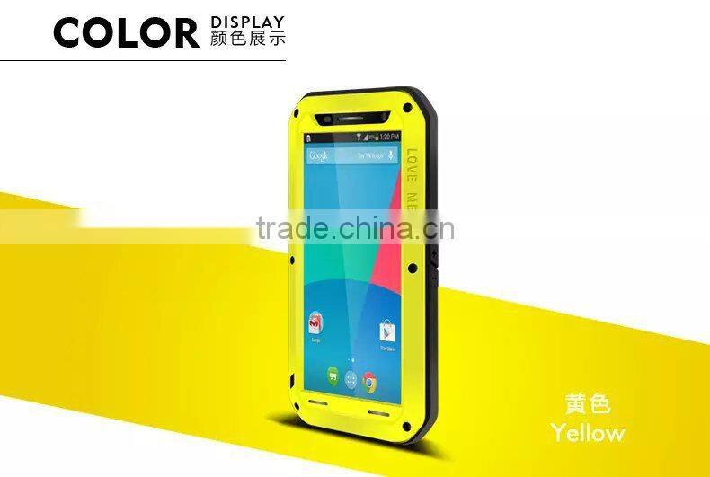 For google nexus 6 LOVE MEI POWERFUL case,high quality Power case for google nexus 6