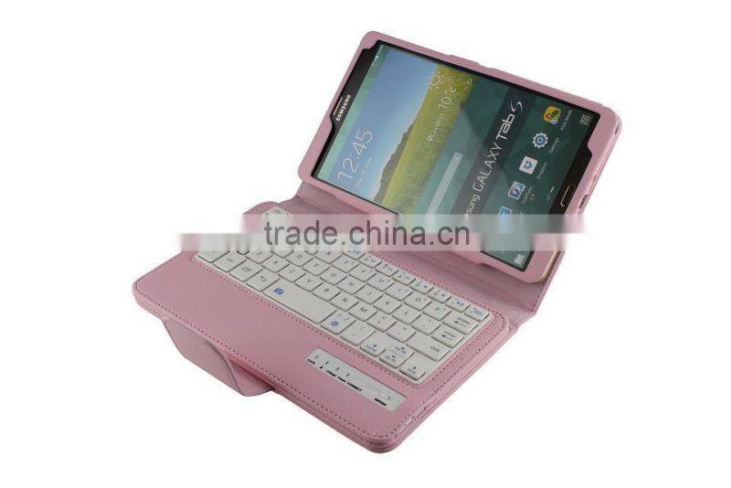 Detachable Bluetooth keyboard 8.4 inch tablet keyboard case For Samsung tab pro 8.4"