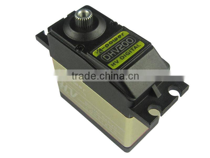 K-power DHV200 metal gear coreless 20kg torque rc servo for 700 800 RC helicopter plane robot car